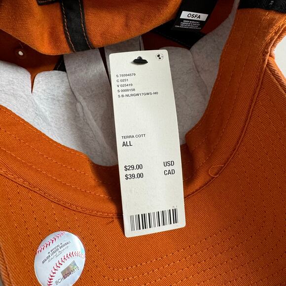 NWT URBAN OUTFITTERS '47 New York Yankees MLB Classic Baseball Hat Rust - Picture 4 of 4